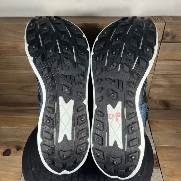 VJ Shoes Sarva Ace Trail Running Sneakers Blue Men's Size US 12.5 Studded
