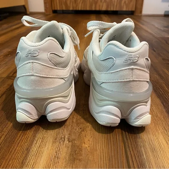 White New Balance 9060 Sneakers Tennis Shoes