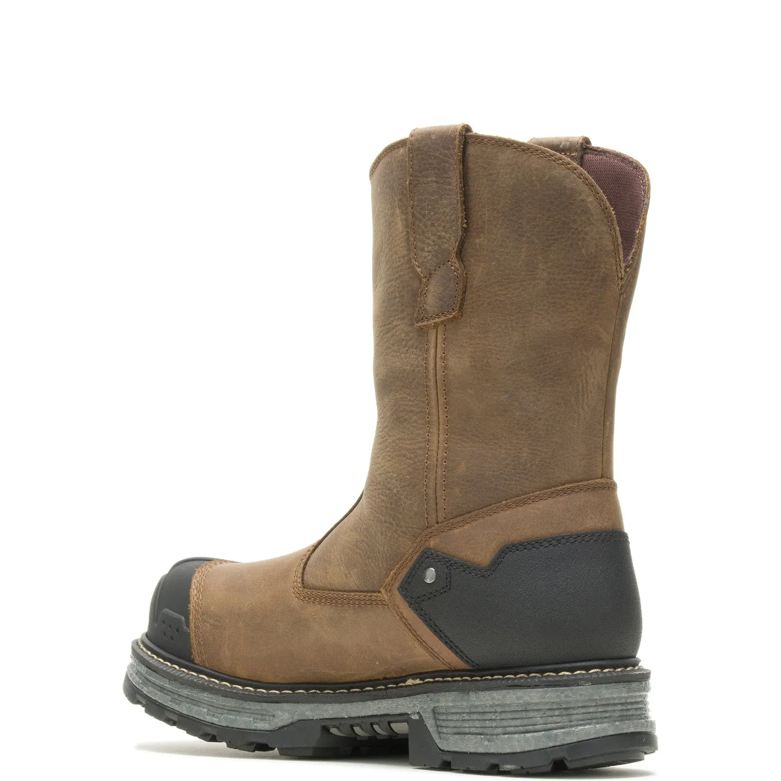 Wolverine Hellcat Heavy Duty UltraSpring DuraShocks WP CM 10" Mens Brown Boots