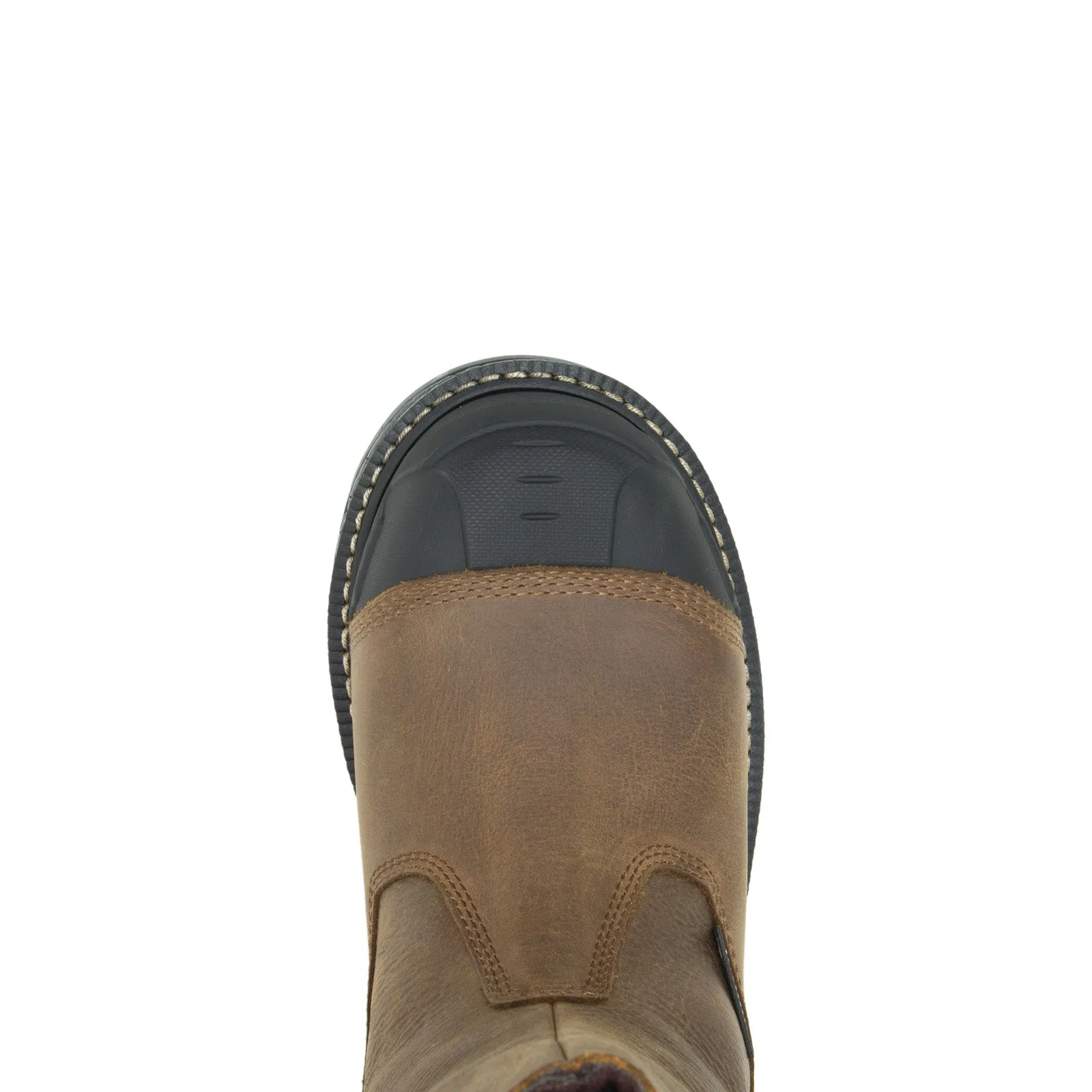 Wolverine Hellcat Heavy Duty UltraSpring DuraShocks WP CM 10" Mens Brown Boots