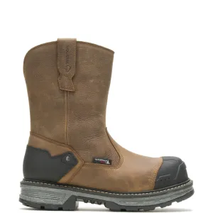 Wolverine Hellcat Heavy Duty UltraSpring DuraShocks WP CM 10" Mens Brown Boots