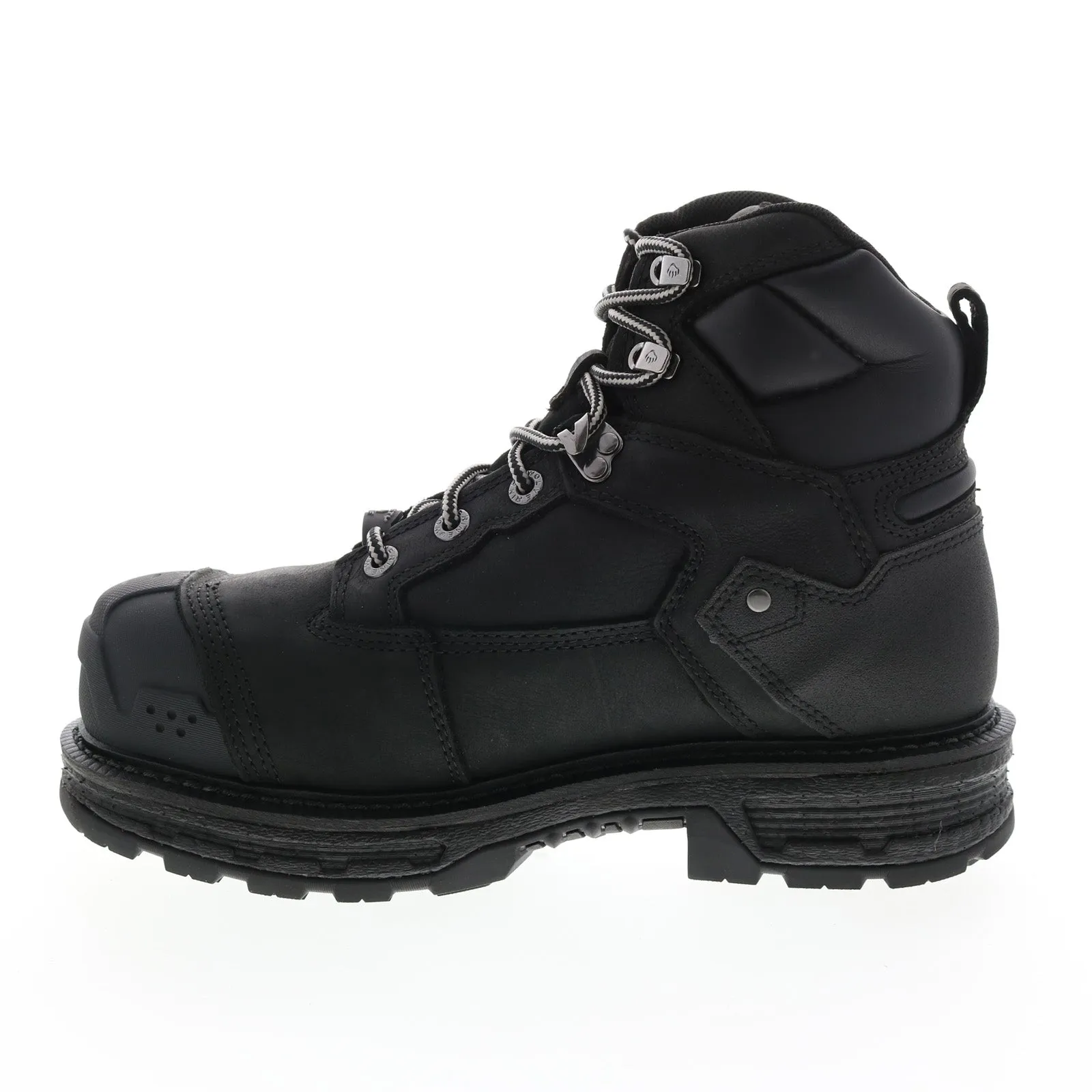 Wolverine Hellcat Heavy Duty Waterproof CarbonMax 6'' Mens Black Wide Boots