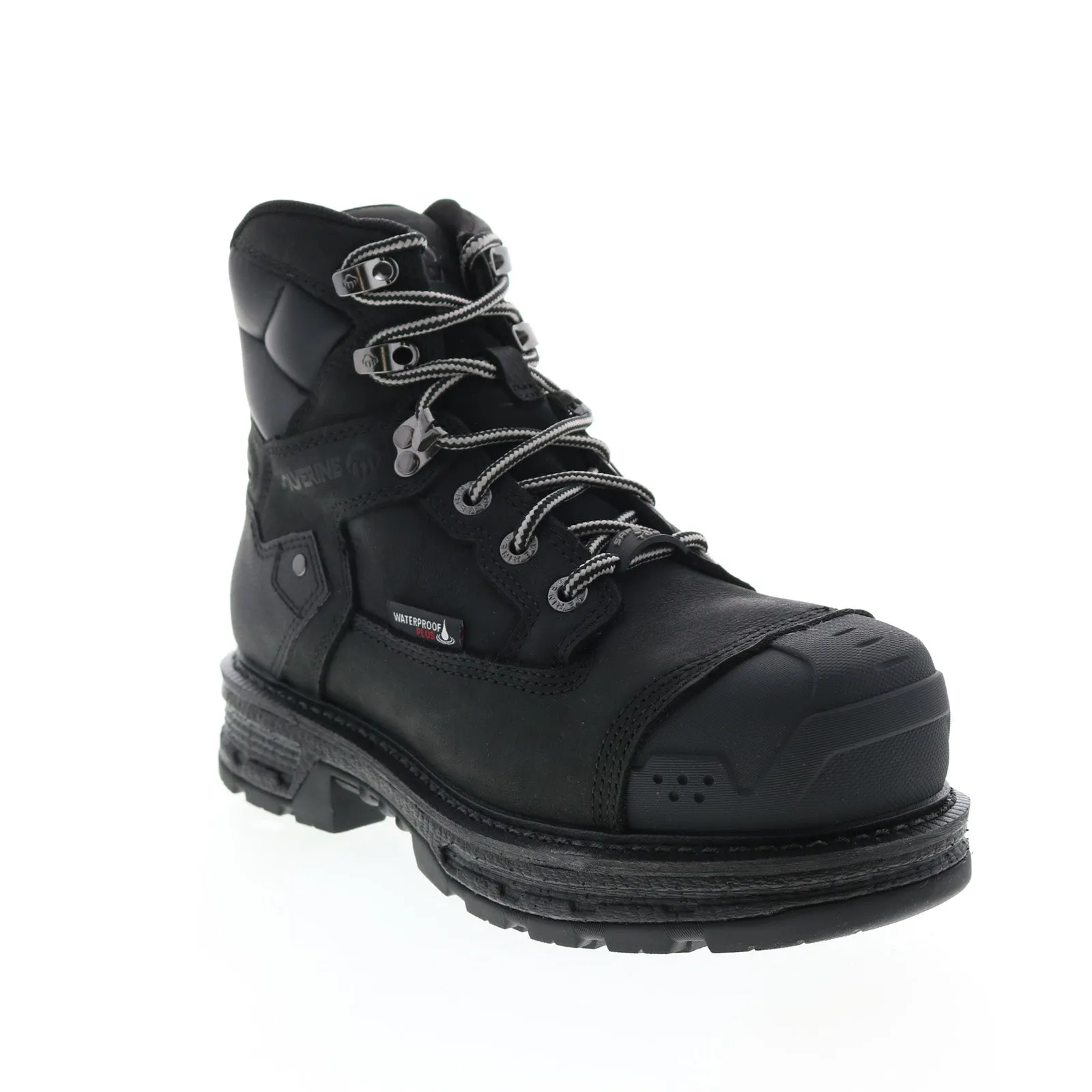 Wolverine Hellcat Heavy Duty Waterproof CarbonMax 6'' Mens Black Wide Boots