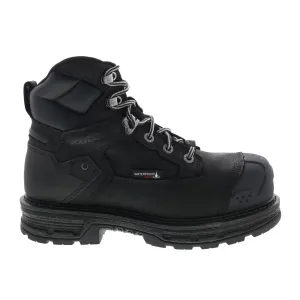 Wolverine Hellcat Heavy Duty Waterproof CarbonMax 6'' Mens Black Wide Boots