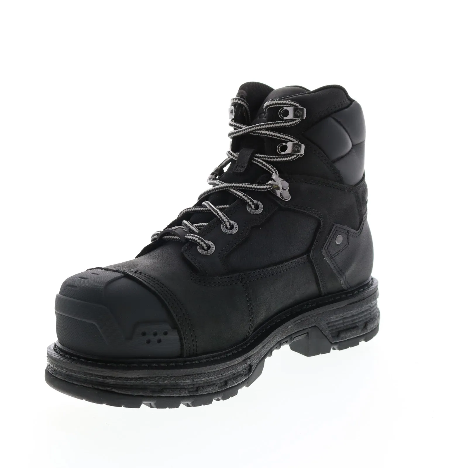 Wolverine Hellcat Heavy Duty Waterproof CarbonMax 6'' Mens Black Wide Boots