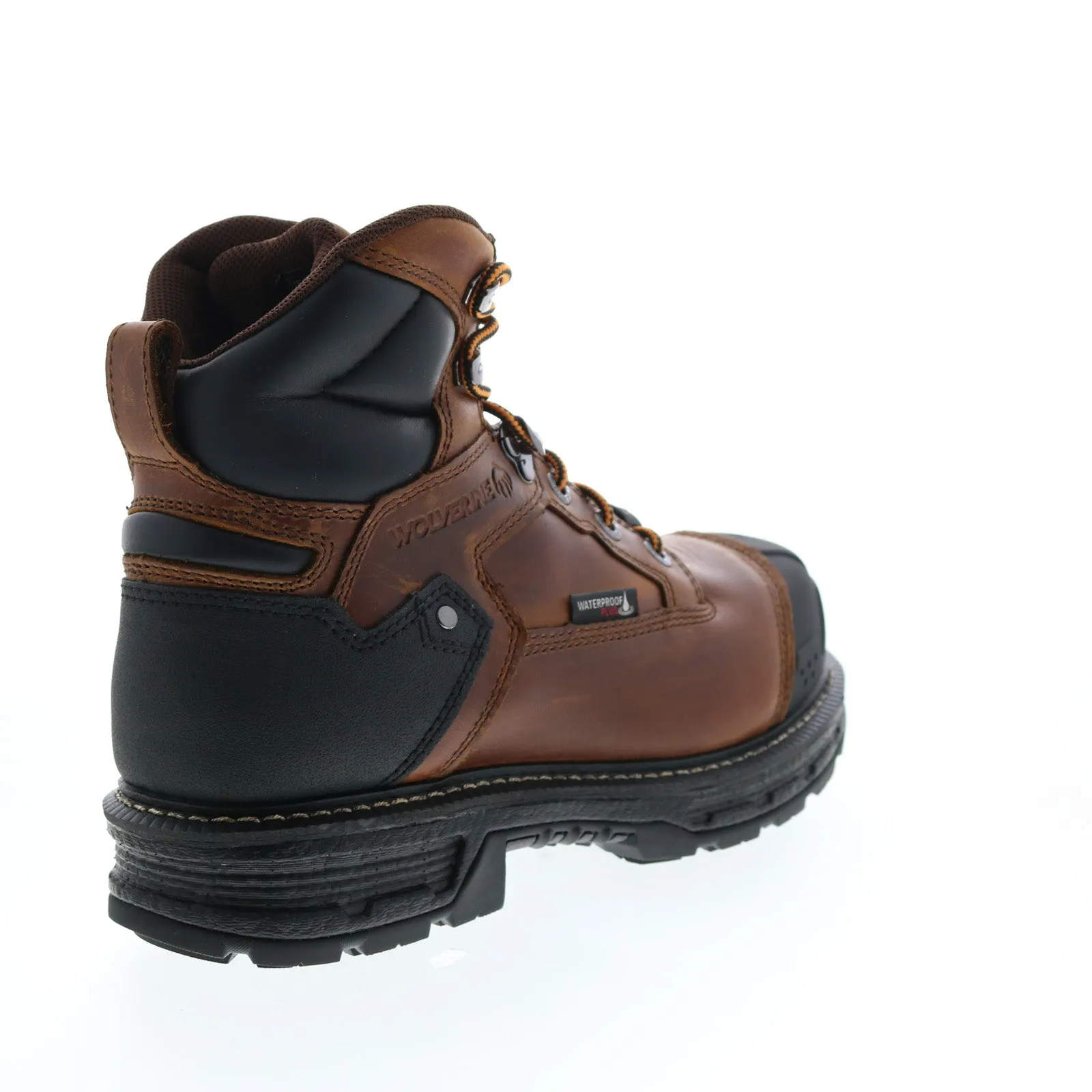 Wolverine Hellcat Heavy Duty WP CarbonMax 6'' Mens Brown Wide Work Boots