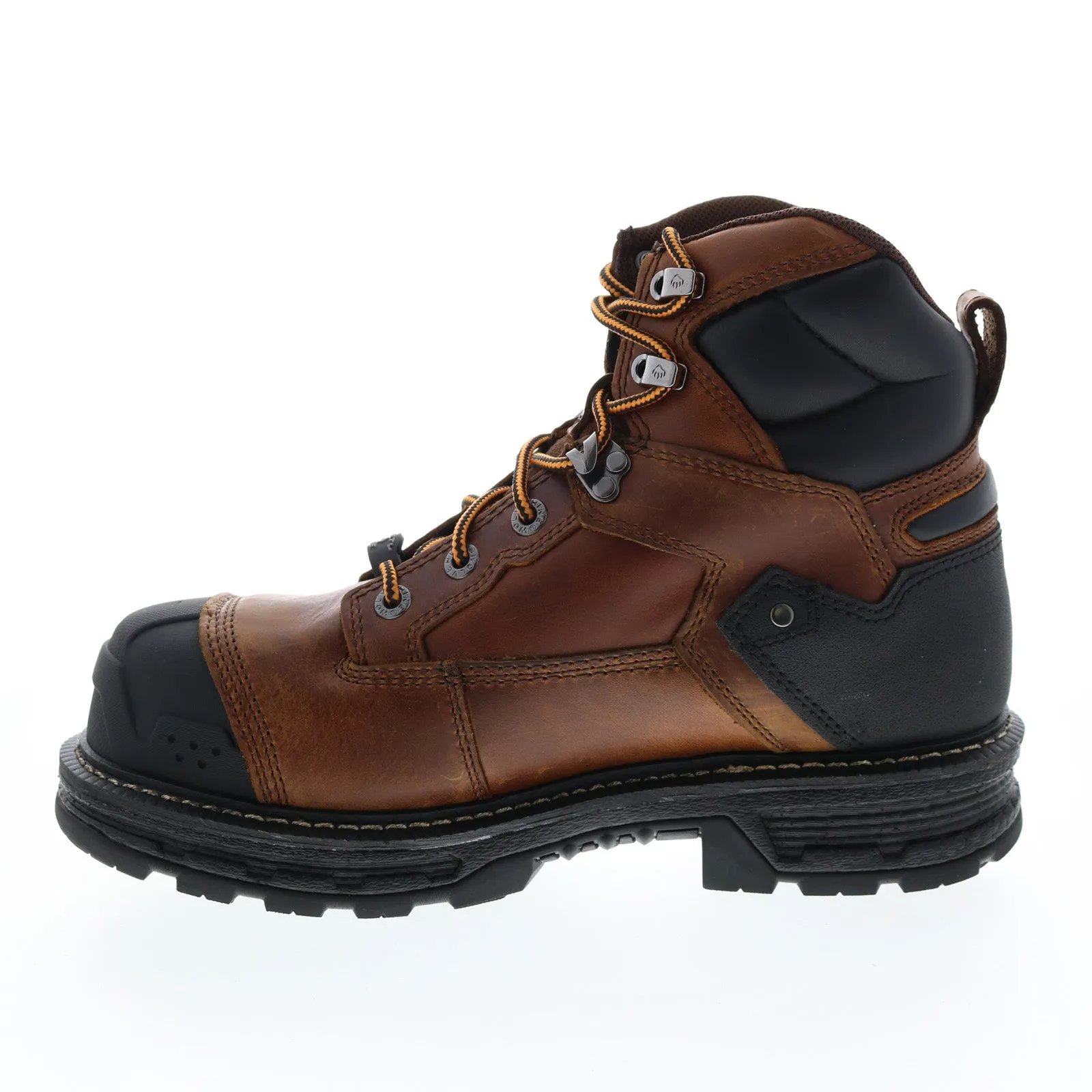 Wolverine Hellcat Heavy Duty WP CarbonMax 6'' Mens Brown Wide Work Boots