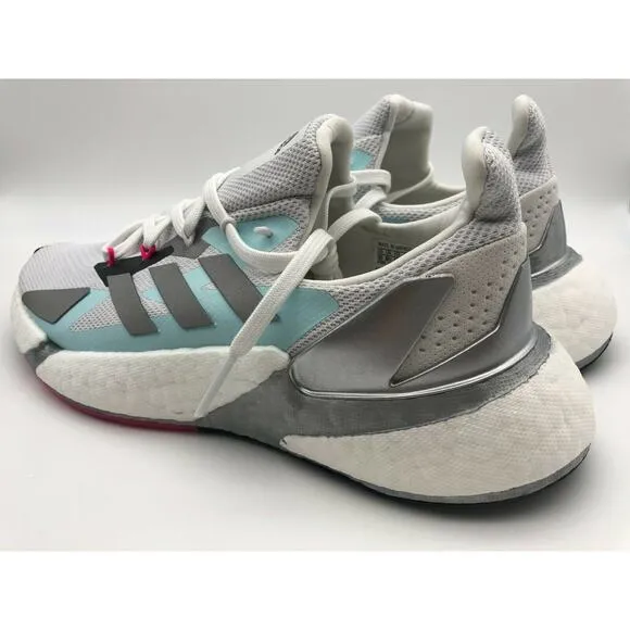 Women's adidas X9000L4 BOOST Running Shoes Crystal White/Silver FW8405 Sz 9.5🛒