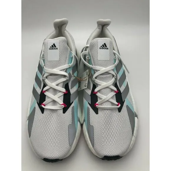 Women's adidas X9000L4 BOOST Running Shoes Crystal White/Silver FW8405 Sz 9.5🛒
