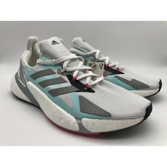 Women's adidas X9000L4 BOOST Running Shoes Crystal White/Silver FW8405 Sz 9.5🛒