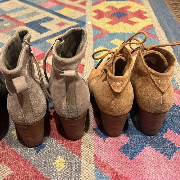 Women’s Assorted Shoes/TomsBooties Size 6- 5 pairs Lot