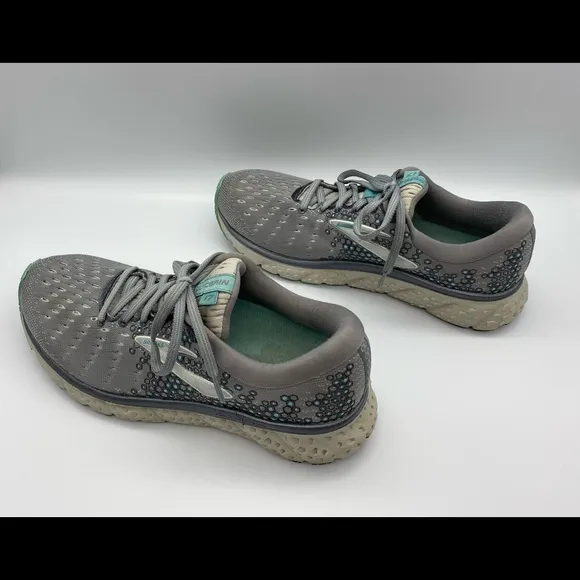 Women’s Brooks Aqua Grey Glycerin 17 Sneakers 8.5