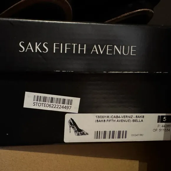 Women’s gorgeous shoes by Saks Fifth Ave.