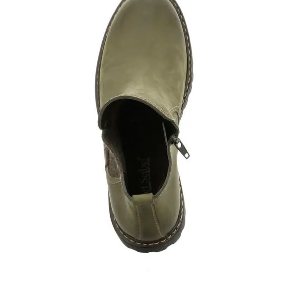 Women’s Josef Seibel  Marta 03 Chelsea Boot shoes Olive size 5.5 (36)