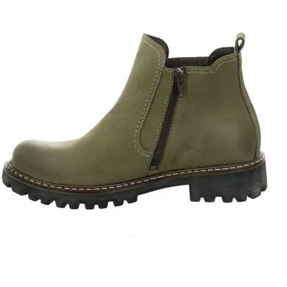 Women’s Josef Seibel  Marta 03 Chelsea Boot shoes Olive size 5.5 (36)