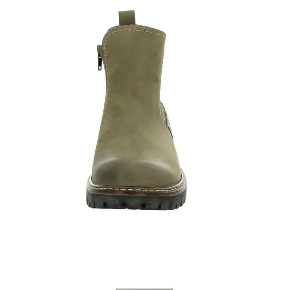 Women’s Josef Seibel  Marta 03 Chelsea Boot shoes Olive size 5.5 (36)