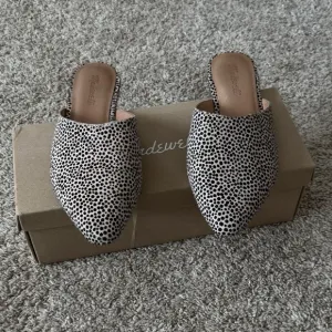 Women’s Madewell Remi Mule in Leopard Calf Hair size 8