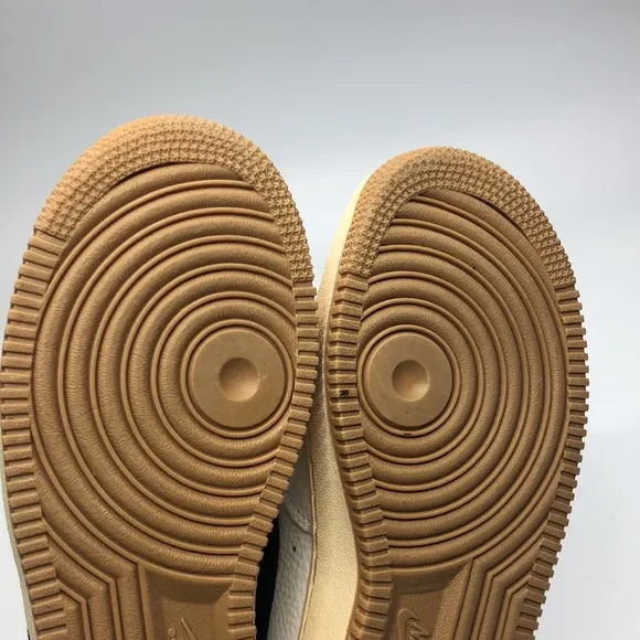 Women’s Nike AF1 ‘07 LX Black/White/Tan DR0148-101 USED Size 8