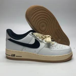 Women’s Nike AF1 ‘07 LX Black/White/Tan DR0148-101 USED Size 8