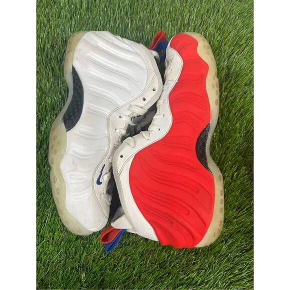 Women’s Nike Air Foamposite One USA  Size 8 Red White And Blue America