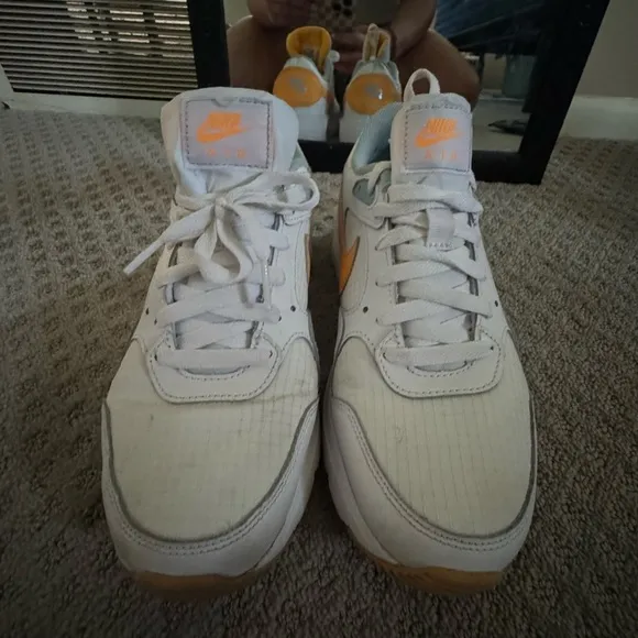 Women’s Nike Air Max SC “White Laser” Orange shoes