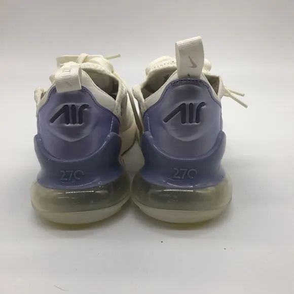 Women’s Nike AirMax 270 Purple/White FB2934-100 USED Size 5