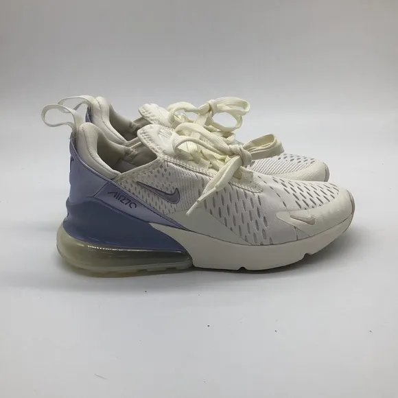 Women’s Nike AirMax 270 Purple/White FB2934-100 USED Size 5