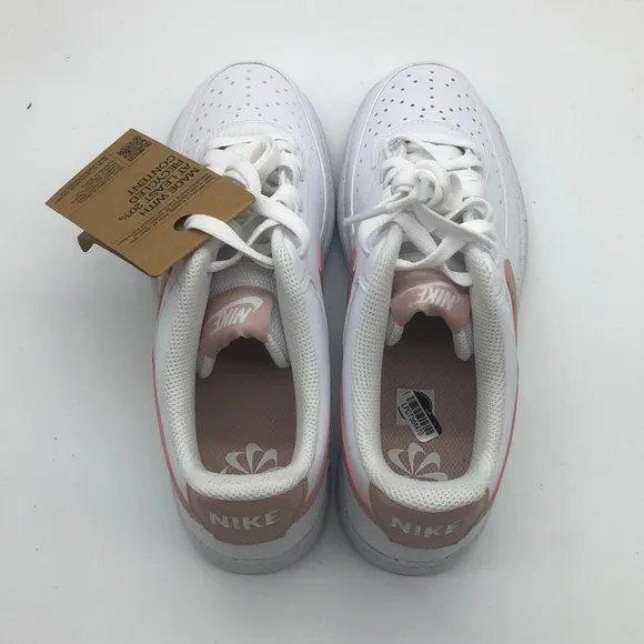 Women’s Nike Court vision low NN White/Pink DH3158-102 NWOB