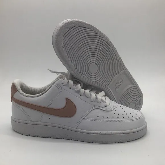 Women’s Nike Court vision low NN White/Pink DH3158-102 NWOB