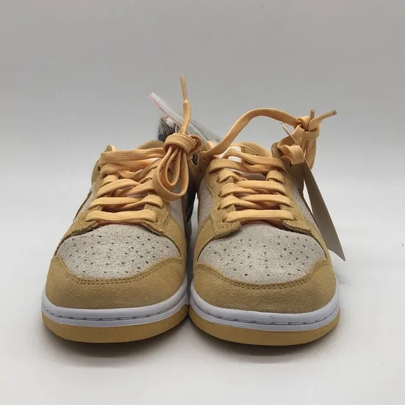 Women’s Nike Dunk Low LX Yellow/White DV7411-200 USED Size 6