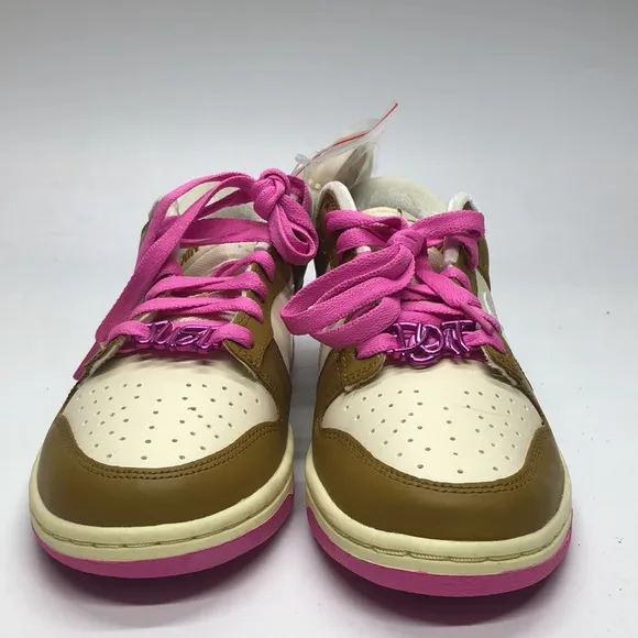 Women’s Nike Dunk Low SE Tan/Brown/Pink FD8683-700 NWOB