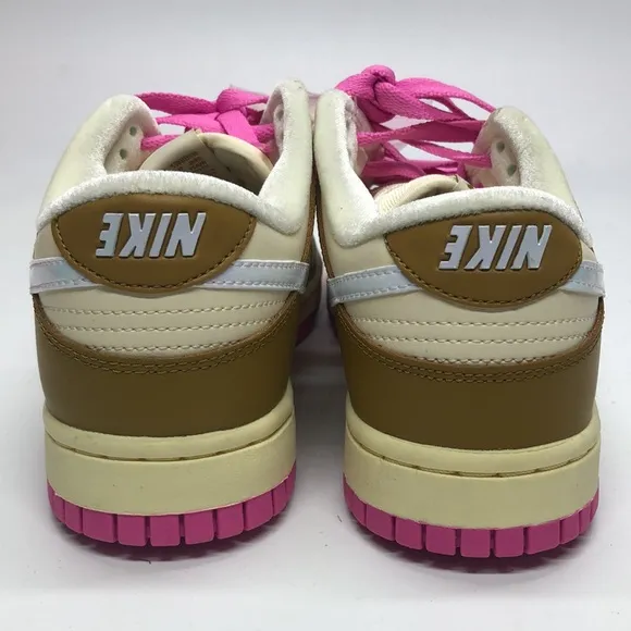 Women’s Nike Dunk Low SE Tan/Brown/Pink FD8683-700 NWOB
