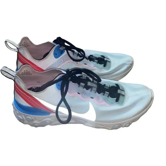 Women’s Nike React element 55  blue hero sneaker running shoes VT2