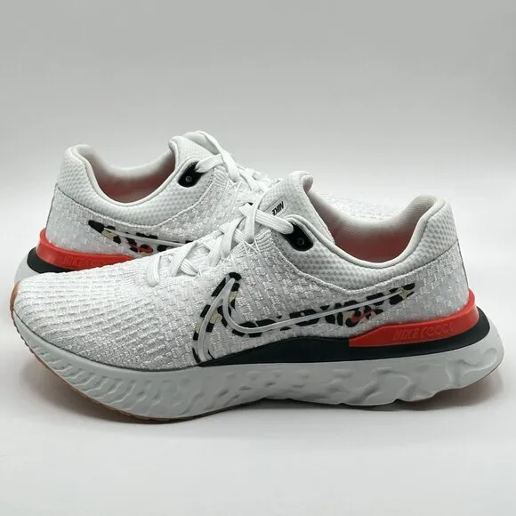 Women's Nike React Infinity Run Flyknit 3 Running Shoes White DZ5215-001 Sz 11