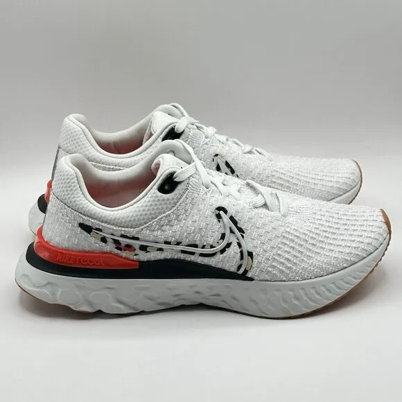 Women's Nike React Infinity Run Flyknit 3 Running Shoes White DZ5215-001 Sz 11