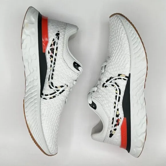 Women's Nike React Infinity Run Flyknit 3 Running Shoes White DZ5215-001 Sz 11