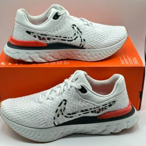 Women's Nike React Infinity Run Flyknit 3 Running Shoes White DZ5215-001 Sz 11
