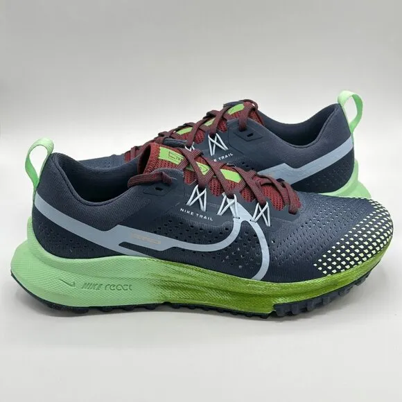 Women's Nike React Pegasus Trail 4 Trail Running Shoes Blue DJ6159-403 NEW Sz 10