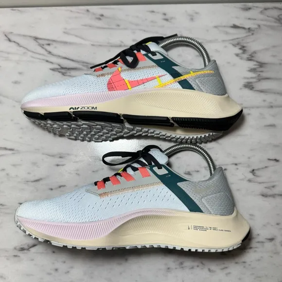 Women’s Nike Zoom Pegasus 38 Blue Tint Regal Pink Size 6.5 Athletic Shoes