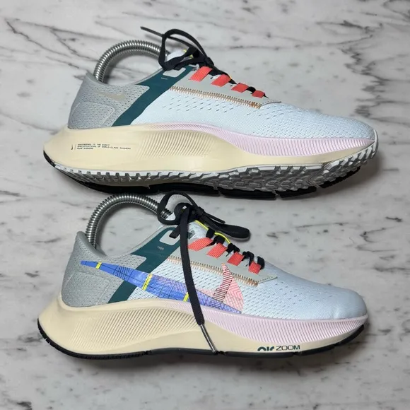 Women’s Nike Zoom Pegasus 38 Blue Tint Regal Pink Size 6.5 Athletic Shoes