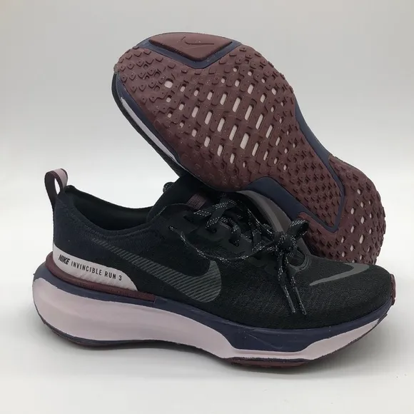 Women’s Nike ZoomX Invincible Run FK 3 Black/Purple DR2660-004 NWOB