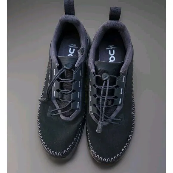 WoMen’s On Running Cloudaway 2 Black Cloud Shoes Size 9.5WOMENS/ 7.5MENS *FLAWED