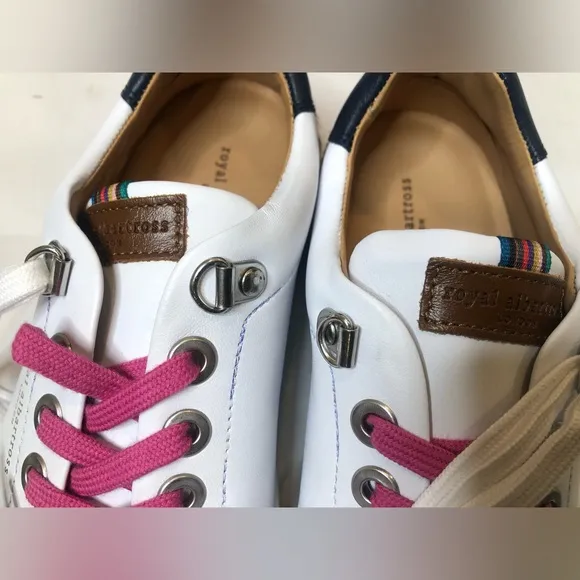 Women’s Royal Albartross London Fieldfox Golf Shoes - Pink Leopard- Size 8