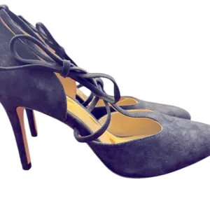 Women’s shoes blue suede 3” heels 6.5