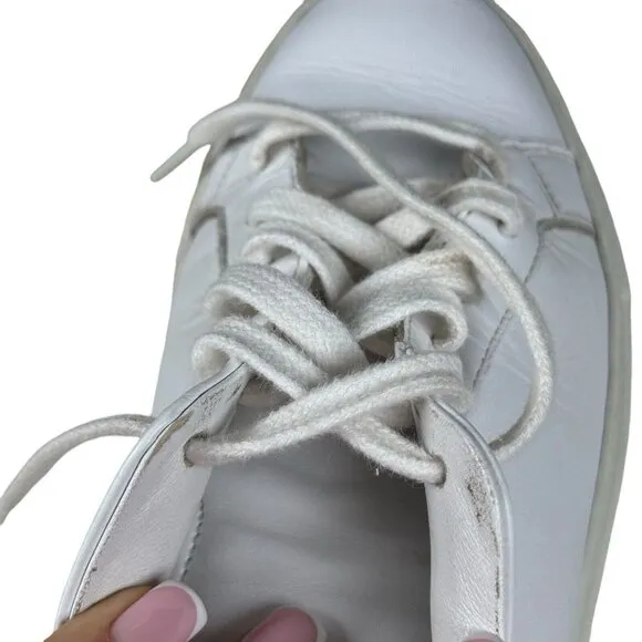 Women’s Shoes M. Gemi Palestra Due White Sneakers Size‎ 37.5