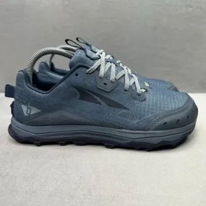 Womens Size 8.5 Altra Lone Peak 6 Shoes Navy Blue Trail Running Zero Drop