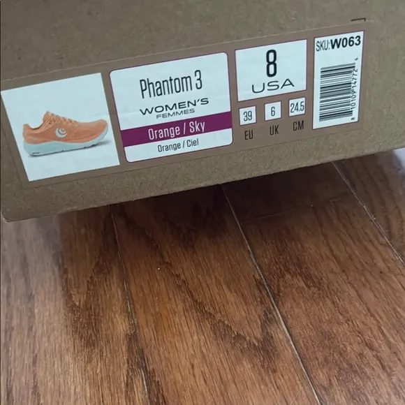 Women's topo athletic Phantom 3 Running Shoes size 8