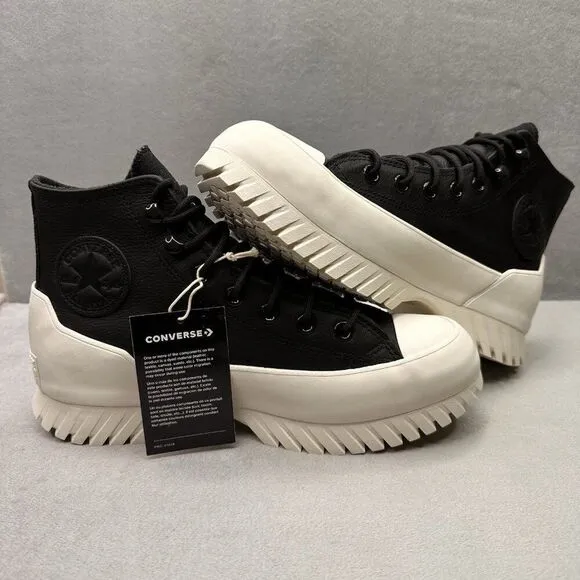 Womens Size 8 Converse CTAS Lugged Winter 2.0 Hi Shoes Black Counter Climate NEW