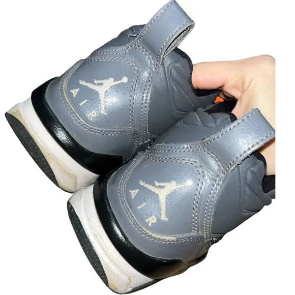 Youth Nike Air Jordan Flight Grey/Black/Teal Sneakers - 6.5Y (Women’s 8)
